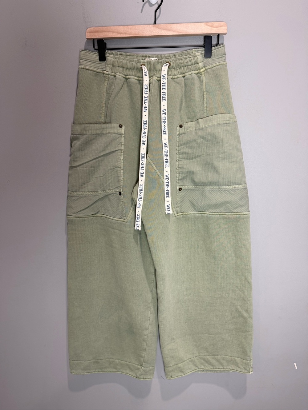 Free People We The Free Hayden Pull-On Cargo Pants Laurel Oak S